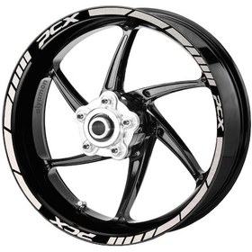 Resim Deeb Honda Pcx Jant Şeridi Beyaz Beyaz Model X N11.69909 