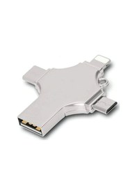Resim Otg 4in1 Cep Telefonu Çok Fonksiyonlu Usb Flash Bellek 64 Gb Type-c, Micro Sd Ve Kart Okuyucu 