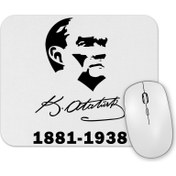 Resim Baskı Dükkanı 19 Mayıs Atatürk Tişörtü Mouse Pad 