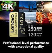 Resim Lenovo 2 Tb Mikro Sd Kart Yüksek Hızlı Sd Hafıza Kartı 128 Gb 256 Gb 512 Gb 256gb 