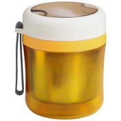 Resim Vagonlife XC-542 450ml Sarı Çelik Saklama Kabı 