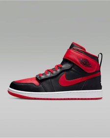 Resim Nike Siyah Nike Air Jordan 1 High FlyEase Erkek Spor Ayakkabı 