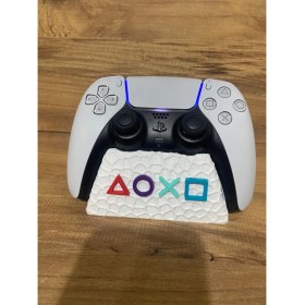 Resim Devotech Playstation Dualsense Kol Tutucu ve Ps5 Joystick Kol Standı Beyaz 