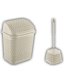 Resim Storemax Katre Çöp Kovası ve Klozet Fırçası 