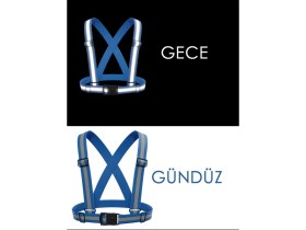 Resim Jbox Fosforlu Reflektörlü Yüksek Görünümlü Vücut Yeleği (Yeni Yasaya Uygun) 