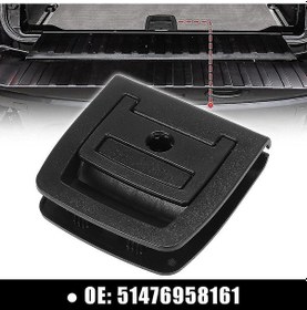 Resim Honmex Bmw E70 X5/e71 X6 Bagaj Havuzu Koltuğu Kolu Delikli - Siyah Plastik, Kolay Kurulum, Yerine Tam Değiştirme 