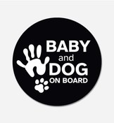 Resim CarMagnet Bebek Ve Köpek - Esnek Ve Evrensel Mıknatıslı Tak-çıkar Aksesuar 