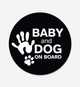 Resim CarMagnet Bebek Ve Köpek - Esnek Ve Evrensel Mıknatıslı Tak-çıkar Aksesuar 