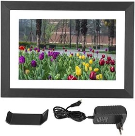 Resim Dijital 10,1 inç Wi-Fi resim çerçevesi, 1280 x 800 IPS dokunmatik ekranlı elektronik resim çerçevesi, 12 GB dahili bellek genişletme, 32 GB, otomatik dönüş, fotoğraf/videoları uygulama ile paylaşın (#1) 