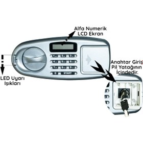 Resim Mühlen Key Box 60 Dijital Şifreli & Anahtarlı Çelik Anahtar (60 Adetlik) Dolabı/Kasası 