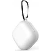 Resim Case Street Casestreet Samsung Galaxy Buds 2 Kılıf Kancalı Mat Silikon Sf8 Beyaz 