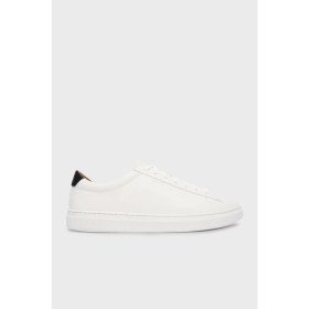 Resim Boss Logolu Deri Sneaker Ayakkabı Erkek Ayakkabı 50552853 102 