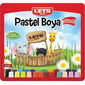 Resim Lets Pastel Boya Çantalı Köşeli 24 LÜ LK-24 