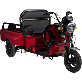 Resim APEC APT4 Üç Tekerlekli Elektrikli Moped Metalik Kırmızı 