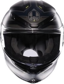Resim AGV K6 S Motosiklet Kaskı Kapalı Kask Enhance Matt Grey Yellow Fluo S 