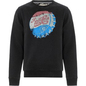 Resim ROUTEFIELD HOLY Erkek Sweatshirt Siyah 