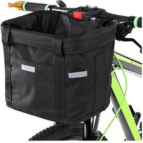 Resim Neevoyu "çıkarılabilir Su Geçirmez Bisiklet Sepeti - Evcil Hayvan Taşıyıcı Ve Alışveriş Çantası" Siyah 
