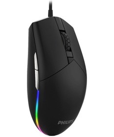 Resim Philips SPK9304 USB Kablolu 6400DPI 6 Tuşlu RGB Aydınlatmalı Optik Mouse 
