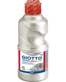 Resim Giotto Metal Paint Metalik Tempera Guaj Boya 250 Ml. Gümüş 