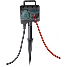 Resim Brennenstuhl Socket Outlet With Earth Rod IP44 Suya Dayanıklı Uzatma Priz 