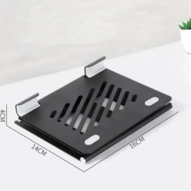 Resim Ayarlanabilir L Dizüstü Destek Tabanı Katlanabilir Taşınabilir Laptop Sehpası Standı 