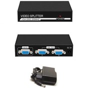 Resim aogo 2 Port Vga Splitter Adaptör Destekli Vga Görüntü Çoklayıcı 15 Pin 2li Vga Çoğaltıcı 1 In 2 Out 