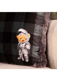 Resim Şövalye Teddy Kadife Yastık Dolgu Boncuk Elyaf Uluslararası Yıkama Ve Solmama Sertifikası Çok Renkli 