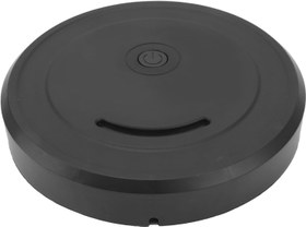 Resim SUPYINI Robot elektrikli süpürge, güçlü motorlu, uzun ömürlü emiş gücü, çeşitli yüzeyler için uygundur, ev, araba, araba için (siyah) 
