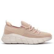 Resim Kadın Pudra Kumaş Sneaker Derimod