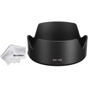 Resim Tianya Canon Rf 24-105mm F/4-7.1 Is Stm Lens Için Ew-73d Parasoley Hood 