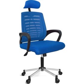 Resim Türksit Karizma File Müdür Koltuk Krom Ayak Gri 