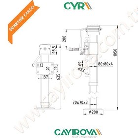 Resim Sanzimanli Ayarli Römork Krikosu 12 Ton 438320331 