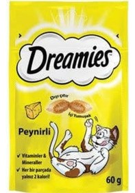 Resim Dreamies İç Dolgulu Kedi Ödül Bisküvisi 60gr 