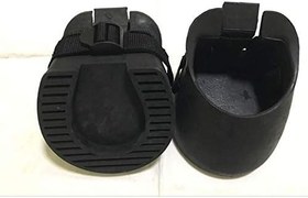 Resim Profesyonel Kaymaz Kauçuk At Nalı Çizmeleri At Bakımı Korur, XS 