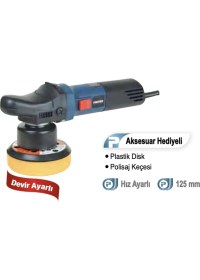 Resim Proter Protez PL125XP Orbital/eksantrik Polisaj Makinası 125 mm 710W 