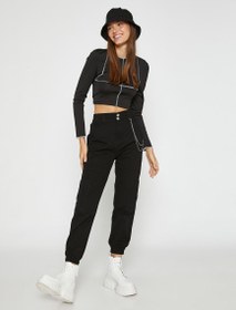 Resim Jogger Pantolon Zincir Detaylı 