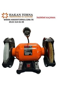 Resim HakanTorna HT- Rico Tel Fırçalı Taş Motoru 200mm 600W ışıklı 