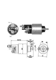 Resim Zm 12v Marş Otomatiği Denso Tipi Isuzu-mercedes Sağ / N11.18840 