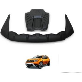 Resim Acun Tuning Acuntuning Dacia Duster Dragon Kaput Koruma ve Rüzgarlık Dodik Seti 4 Parça 2018 ve Sonrası 