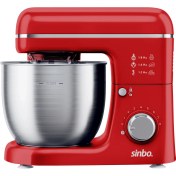 Resim Sinbo SMX-2771 Stand Mikser | 1300W, 5l, Çok Fonksiyonlu Stand Mikser - Mutfak Şefi Kırmızı 
