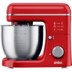 Resim Sinbo SMX-2771 Stand Mikser | 1300W, 5l, Çok Fonksiyonlu Stand Mikser - Mutfak Şefi Kırmızı 