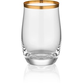 Resim Decorium Dalia 6'lı Altın Meşrubat Bardağı M01125 