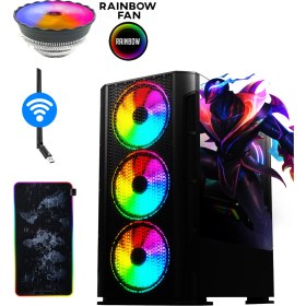 Resim Ramtech Delicious X20 I5 12400F 32GB Ram 512GB SSD RX580 8gb Gaming Oyun Bilgisayarı 