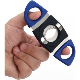 Resim Lubinski Plastik Standlı Puro Kesici Siyah/mavi 60 Ring N11.1571 