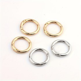 Resim 20 adet Çinko Alaşımlı Yay Toka Yüzükleri - DIY Takılar, Anahtarlık, Kolyeler, Bilezikler, Çantalar, Çantalar, Sırt Çantaları, Köpek Tekerlekleri ve Kolyeler için Açık Karabiner Tokaları - Küçük İşletmeler için El Sanatları Malzemeleri, Büyük Sipariş, El Sanatları Malzemeleri | Dekoratif Yüzükler | Dayanıklı Çinko Alaşımlı, Metal Yüzükler 