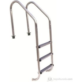 Resim Waterfun Merdiven Standart Seri Paslanmaz 3 Basamaklı 