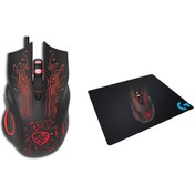 Resim Hytech Hy-x8 Eagle Siyah Gaming Oyuncu Mouse + Logitech Gaming Mouse Pad Set 