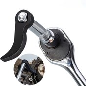 Resim 1 adet Ayarlanabilir Boğa Boynuzu Kaldıraç Adaptörü, Metal Yarım Şaft Tahrik Mili Sökme Aleti, 1/2 Cırcır Uçlu Anahtar ile Uyumlu, Üniversal Uyumlu Mekanik El Aleti 
