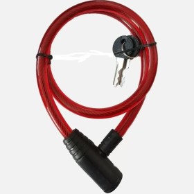 Resim KNT 12*800MM Bisiklet Kilidi Kırmızı 