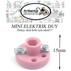 Resim Mini Duy 5 Adet Deney Duyu Proje İçin Küçük Ampul Yuvası Minyonet Duy Okul Sınıf Elektrik Devre Deney Duyusu 